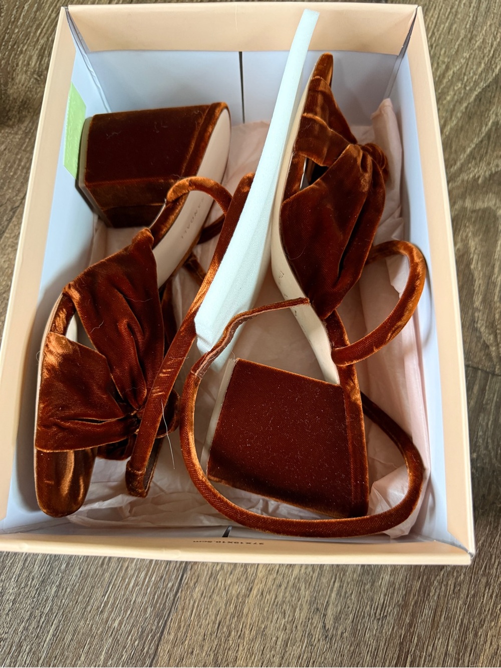 Loeffler Randall Neutral Beige Shoe Box with Label